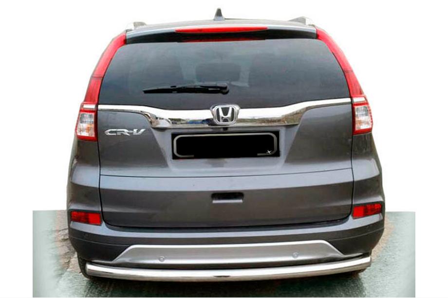 Honda CRV 2017-2022 гг. Задняя дуга AK002 (2016-2019, нержавейка) Image