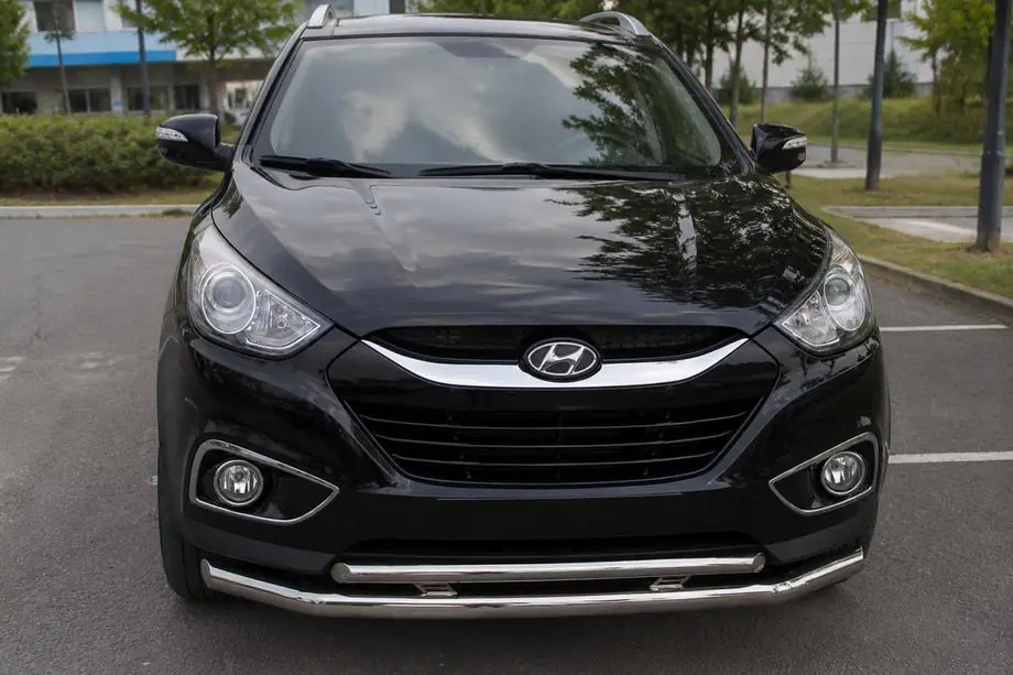Hyundai IX-35 2010-2015 гг. Передняя Дуга ST014-2 (Нерж. Сталь)