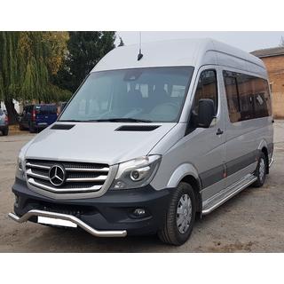 Передняя нижняя дуга MBSP.07.F3-04.6 (нерж. сталь) Mercedes Sprinter W906 2006-2018 гг. фото 3