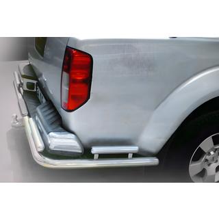 Задняя защита AK003-Special (нержавейка) Nissan Navara 2006-2015 гг.