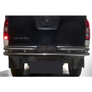 Задняя защита AK005-3 (нержавейка) Nissan Navara 2006-2015 гг.