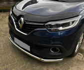 Renault Kadjar 2015-2022 гг. Передняя защита ST014 (нержавейка) фото 1