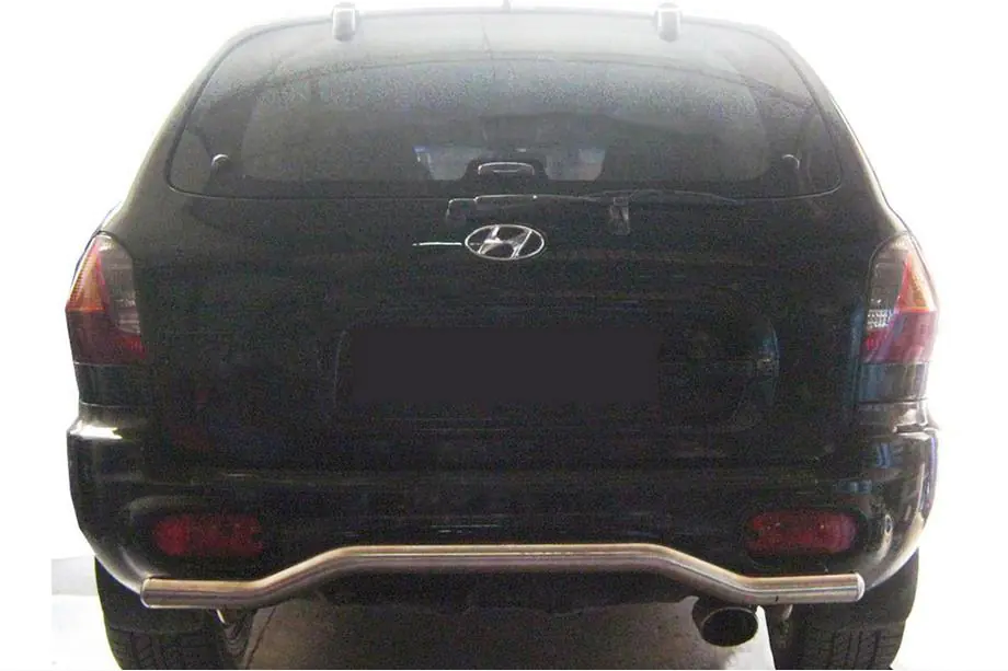 Hyundai Santa Fe 1 2000-2006 гг. Задняя дуга AK004 (нержавейка) Фото 1