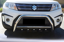 Suzuki Vitara 2015- гг. Кенгурятник WT003 (нержавейка) фото 1