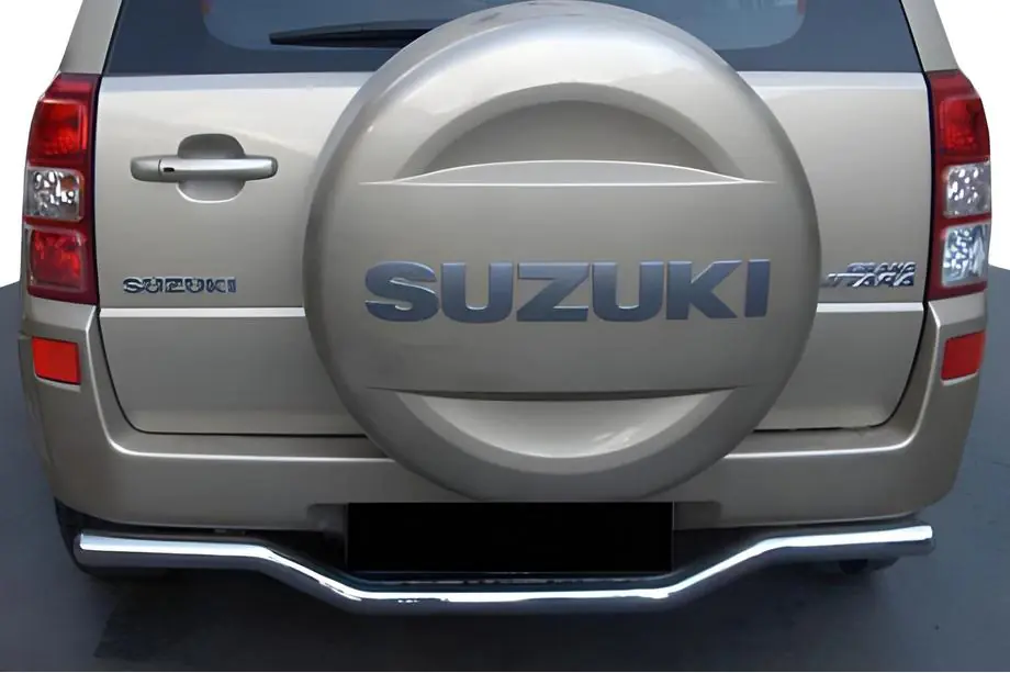 Suzuki Grand Vitara 2005-2017 гг. Задняя защита AK005-1 (нержавейка) Фото 1