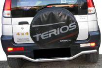 Daihatsu Terios 2003-2005 гг. Задняя дуга AK007 (нержавейка) фото 1