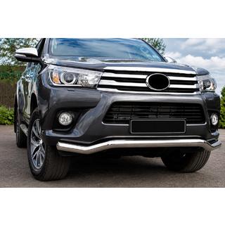 Передний Защитный Дуга ST007 (Нержавейка) Toyota Hilux 2015- гг.