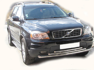 Volvo XC90 2002-2014 гг. Передняя защита ST014-2 (нержавейка) фото 3