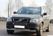 Volvo XC90 2002-2014 гг. Передняя защита ST014 (нержавейка) фото 1