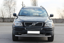 Volvo XC90 2002-2014 гг. Передняя защита ST014 (нержавейка) фото 3