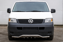 Volkswagen T5 Multivan 2003–2010 гг. Передняя защита Wave-Grill ST007-1 (нержавейка) фото 1