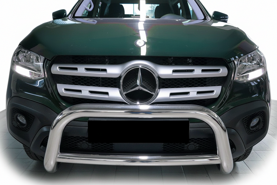 Mercedes X class 2017-2020 гг. Передняя защита WT005 (нерж, 60мм) Image