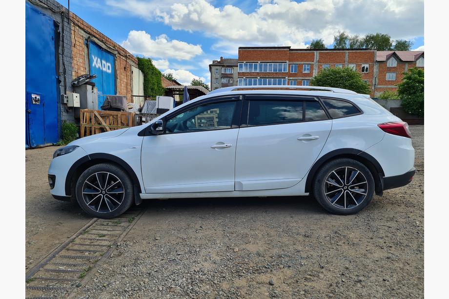 Renault Megane III 2009-2016 гг. Расширители арок (8 шт, черные) Хэтчбек – Металл Фото 3