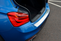 BMW 1 серия F20/F21 2011-2019 гг. Накладка на задний бампер OmsaLine (для F20, нержавейка) фото 1
