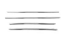 Нижние молдинги окон нержавейка (4 шт) фото 2