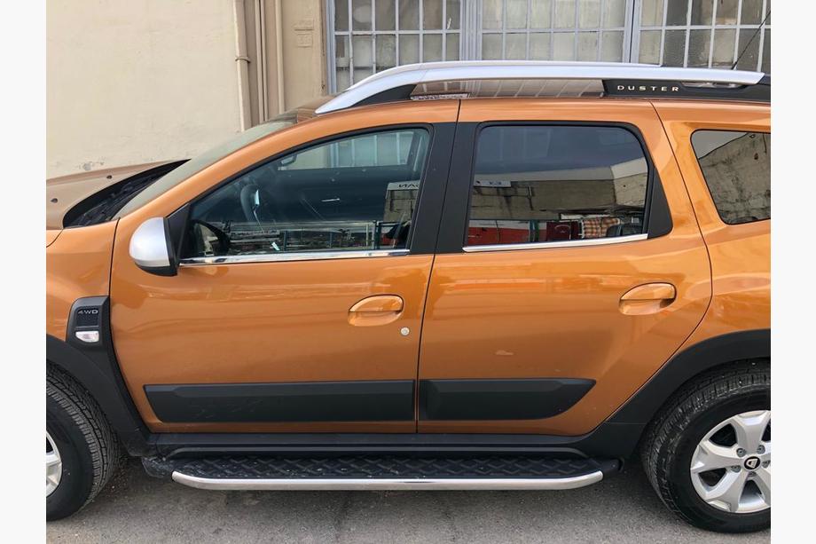 Renault Duster 2018-2024 гг. Нижние молдинги окон нержавейка (4 шт) Carmos - Турецкая Нержавеющая Сталь Фото 3