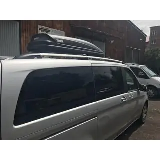 Рейлинги Хром CAN Оригинальный Дизайн (Металлические Ножки) Mercedes Vito/V-class W447 2014- гг. фото 2