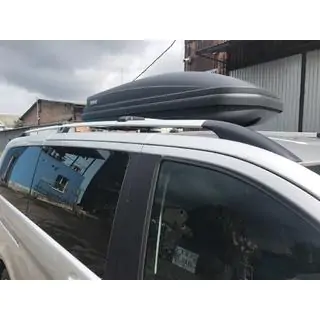 Рейлинги Хром CAN Оригинальный Дизайн (Металлические Ножки) Mercedes Vito/V-class W447 2014- гг. фото 3