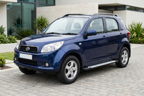Daihatsu Terios 2006-2017 гг. Боковые Подножки Allmond Grey (2 шт, Алюминий) фото 1