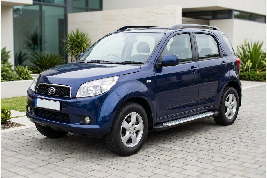 Daihatsu Terios 2006-2017 гг. Боковые Подножки Allmond Grey (2 шт, Алюминий) Image