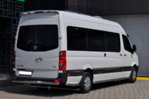 Volkswagen Crafter 2006-2016 гг. Задняя дуга AK002 (нержавейка) фото 5