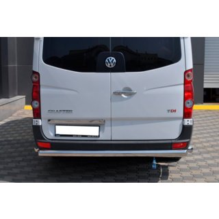 Задняя дуга AK002 (нержавейка) Volkswagen Crafter 2006-2016 гг. фото 4