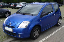 Citroen C-2 2003-2009 гг. Наружные молдинги окон (2 шт, нержавейка) фото 1