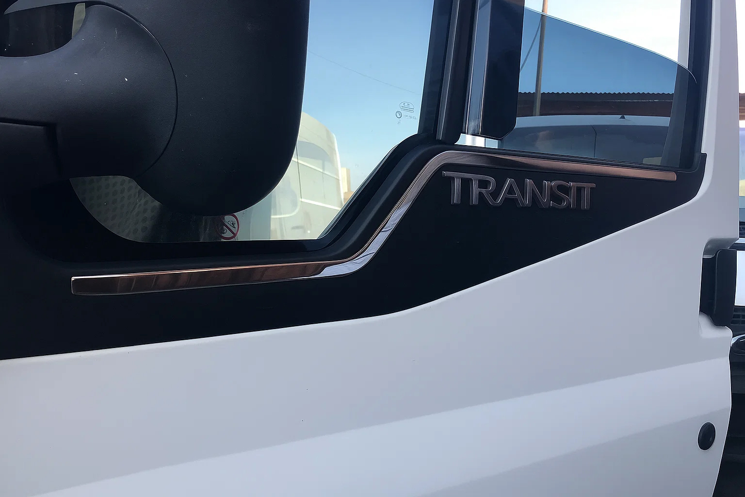 Окантовка стекол (2 шт, нерж.) Carmos - Турецька сталь для Ford Transit 2000-2014 рр