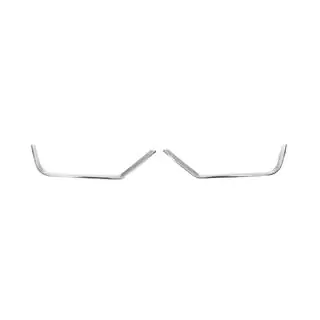 Накладки на задние отражатели (2 шт, нержавейка) Ford Focus II 2008-2011 гг. фото 3