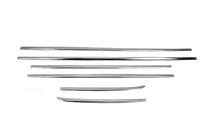 Hyundai Santa Fe 2 2006-2012 гг. Окантовка стекол нержавейка (6 шт) фото 5