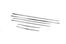 Hyundai Santa Fe 2 2006-2012 гг. Окантовка стекол нержавейка (6 шт) фото 4