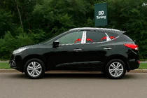 Hyundai IX-35 2010-2015 гг. Накладки на дверные стойки из нержавеющей стали (8 шт.) фото 1