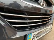 Hyundai IX-35 2010-2015 гг. Накладки на решетку радиатора (3 шт, нержавейка) фото 5