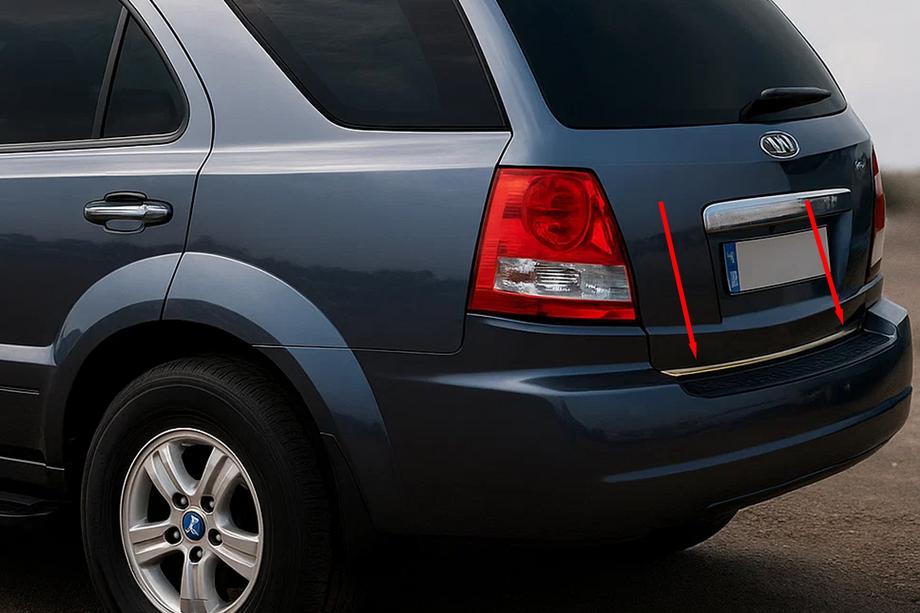 Kia Sorento 2003-2010 Кромка багажника OmsaLine Image