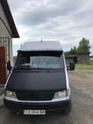 Mercedes Sprinter W901/902/903/904/905 1995–2006 гг. Козырек на лобовое стекло (черный глянец, 5мм) фото 9