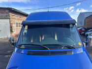 Mercedes Sprinter W901/902/903/904/905 1995–2006 гг. Козырек на лобовое стекло (черный глянец, 5мм) фото 4