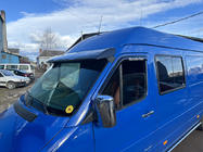Mercedes Sprinter W901/902/903/904/905 1995–2006 гг. Козырек на лобовое стекло (черный глянец, 5мм) фото 3