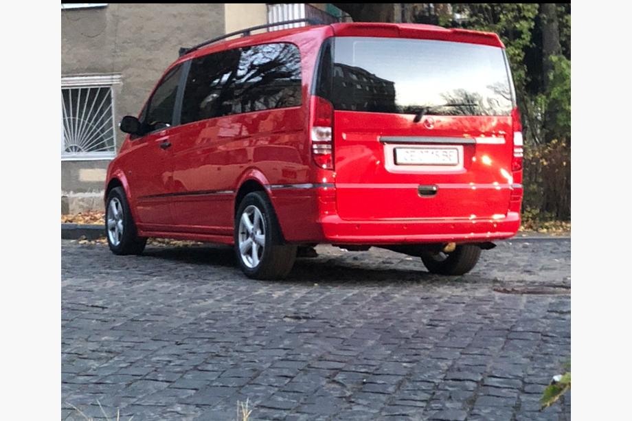 Mercedes Vito W639 2004-2014 гг. Боковые Пороги Exclusive (2 шт, грунтованные) Фото 3