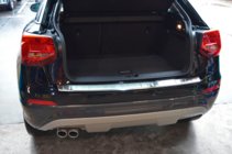 Audi Q2 2016- гг. Накладка на задний бампер OmsaLine (нержавейка) фото 2