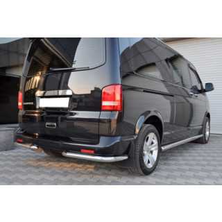 Задние уголки AK003 (2 шт., нержавейка) Volkswagen T6 2015-2024 гг. фото 2