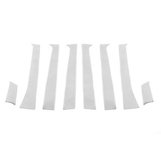 Накладки на дверные стойки из нержавеющей стали (8 шт) Ford Galaxy 1995-2006 гг. фото 2