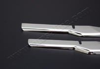 Ford Courier 2014-2023 гг. Накладки на решетку радиатора OmsaLine (2018↗, 4 шт, нержавейка) фото 3