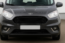 Ford Courier 2014-2023 гг. Накладки на противотуманные фары (2018↗, 2 шт, нержавейка) фото 1