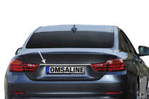 BMW 4 серия F32/F33/F36 2012-2020 гг. Накладка из нержавейки над номером фото 1