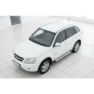 Боковые Подножки Maya V2 (2 шт., Алюминий) Chery Tiggo 3 2005- гг. фото 1