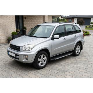 Боковые Подножки Duru (2 шт., Алюминий) Toyota Rav 4 2001-2005 гг. фото 1