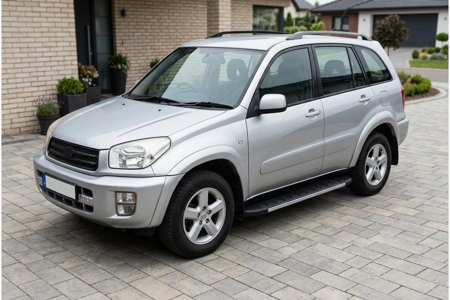 Toyota Rav 4 2001-2005 гг. Боковые Подножки Duru (2 шт., Алюминий) Image