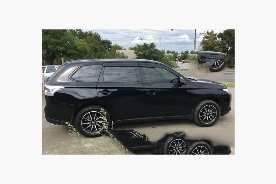 Mitsubishi Outlander 2012-2021 гг. Ветровики на окна (4 шт, Niken) Фото 2