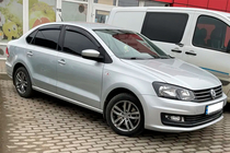 Volkswagen Jetta 2011-2018 гг. Ветровики на окна (4 шт, HIC) фото 1