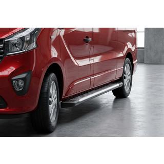 Боковые Подножки Line (2 шт., Алюминий) Nissan NV300/Primastar 2016- гг. фото 1
